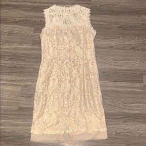 Cream Lace Dress
